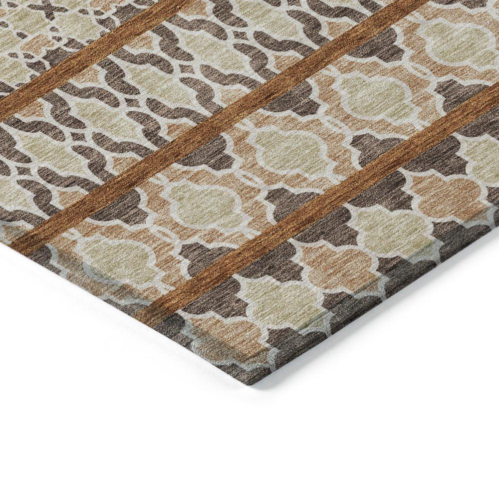 Start2Finish Chantille ACN726 brown 10x14 rug with intricate pattern, soft texture, and decorative design for living room or bedroom.