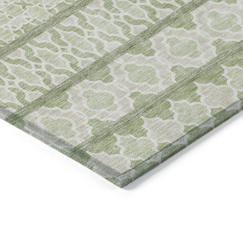 Start2Finish Chantille ACN726 green 5x7.6 rug with intricate pattern, soft texture, and vibrant color for cozy home decor.