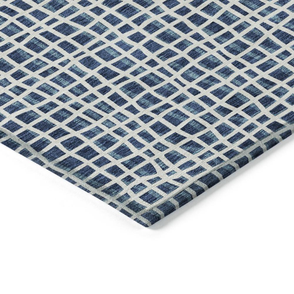 Start2Finish Chantille ACN729 blue 10x14 rug with intricate pattern, soft texture, and vibrant color for living room or bedroom decor.