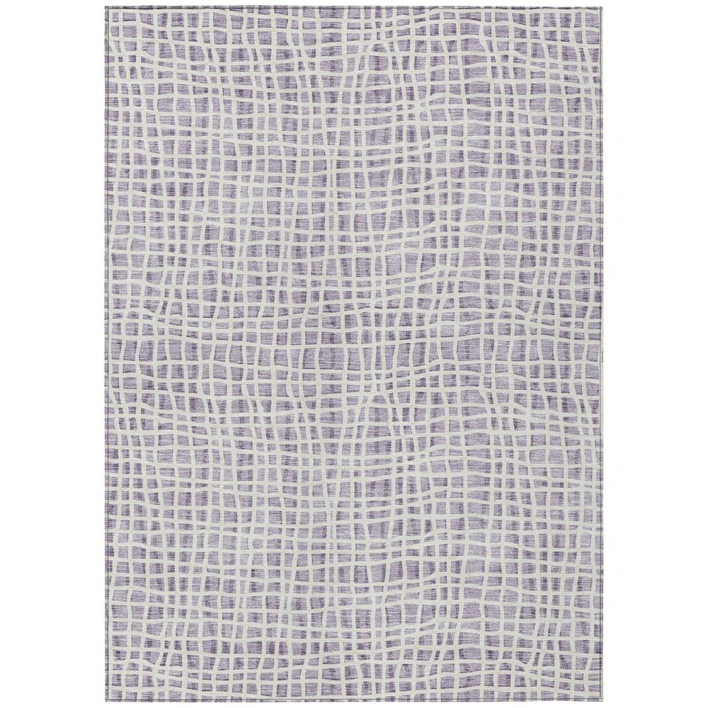 Start2Finish Chantille ACN729 purple 10x14 rug with intricate patterns and plush texture, ideal for living room or bedroom decor.