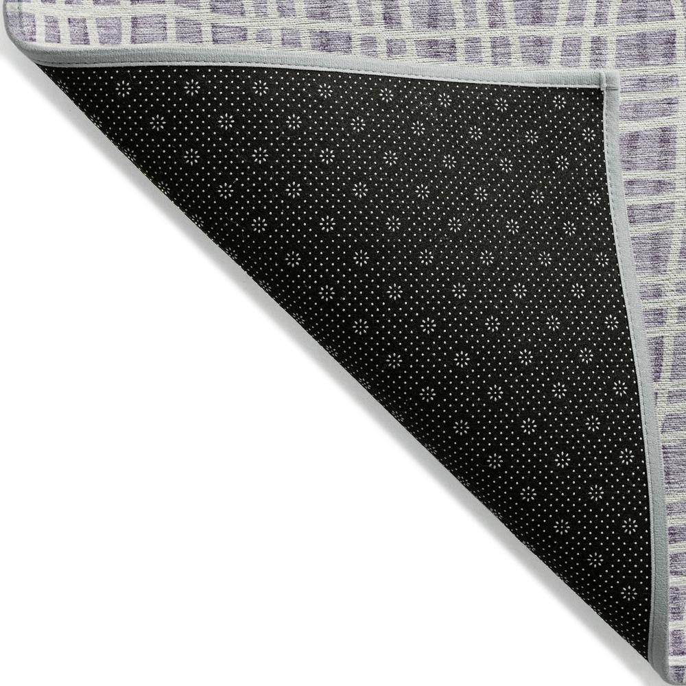Start2Finish Chantille ACN729 purple 10x14 rug with intricate pattern, soft texture, and vibrant color for living room decor.