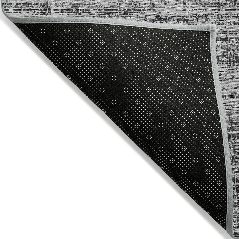 Start2Finish Chantille ACN747 black 8x10 rug with intricate woven pattern and plush texture, perfect for living room or bedroom decor.