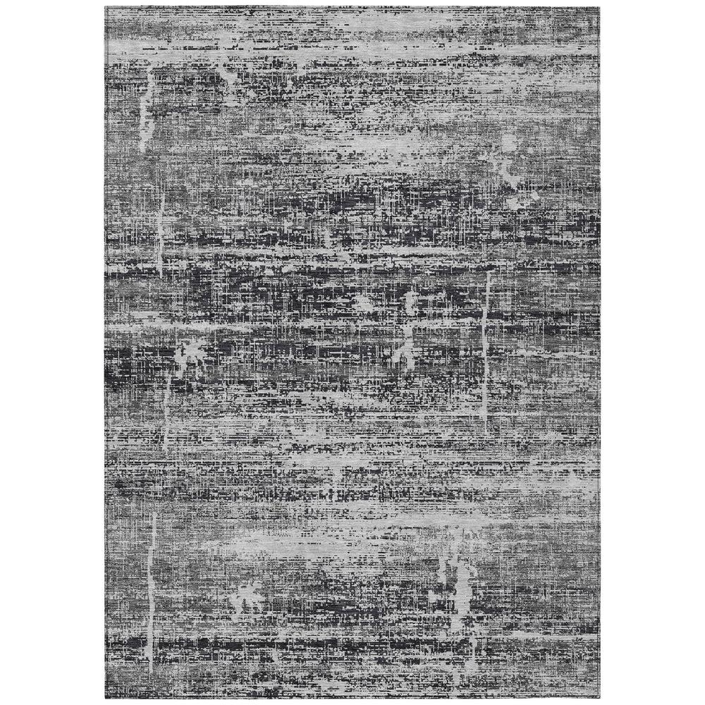 Start2Finish Chantille ACN747 black 10x14 rug with soft, plush texture and modern design, perfect for living room or bedroom flooring.