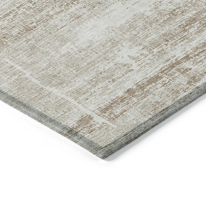 Start2Finish Chantille ACN747 brown 8x10 rug with intricate pattern, soft texture, and plush pile, perfect for living room decor.