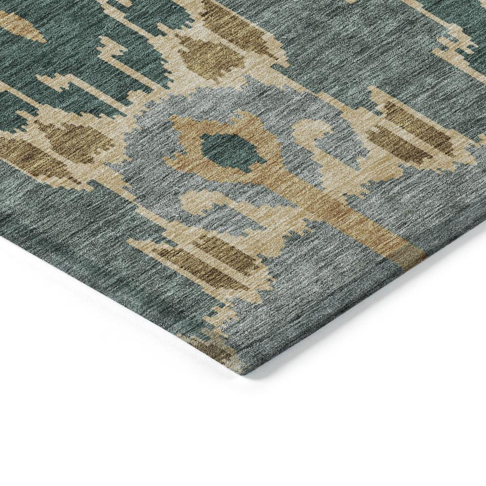 Start2Finish Chantille ACN748 green 8x10 rug with intricate pattern and plush texture, suitable for living room or bedroom decor.