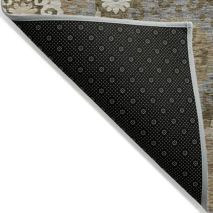 Start2Finish Chantille ACN763 brown 8x10 rug with soft texture and intricate pattern, ideal for living room or bedroom decor.