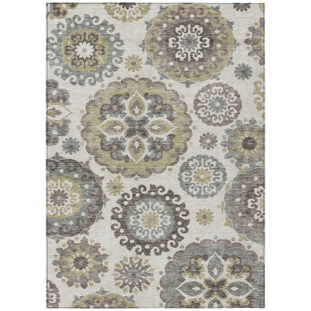 Start2Finish Chantille ACN763 brown 9x12 rug with intricate patterns and soft texture, ideal for enhancing living room decor.