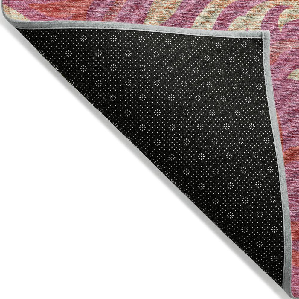 Start2Finish Chantille ACN764 pink 8x10 rug with soft, plush texture and intricate pattern, ideal for living room or bedroom decor.