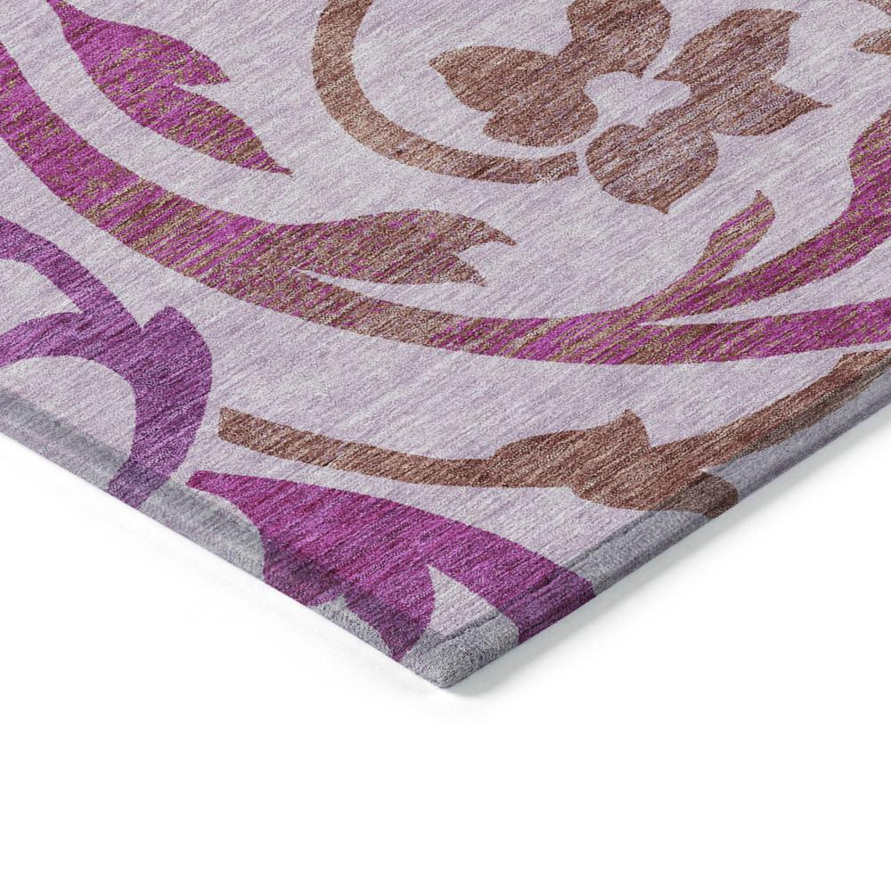 Start2Finish Chantille ACN764 purple 10x14 rug with intricate pattern and soft texture, suitable for living rooms and bedrooms.