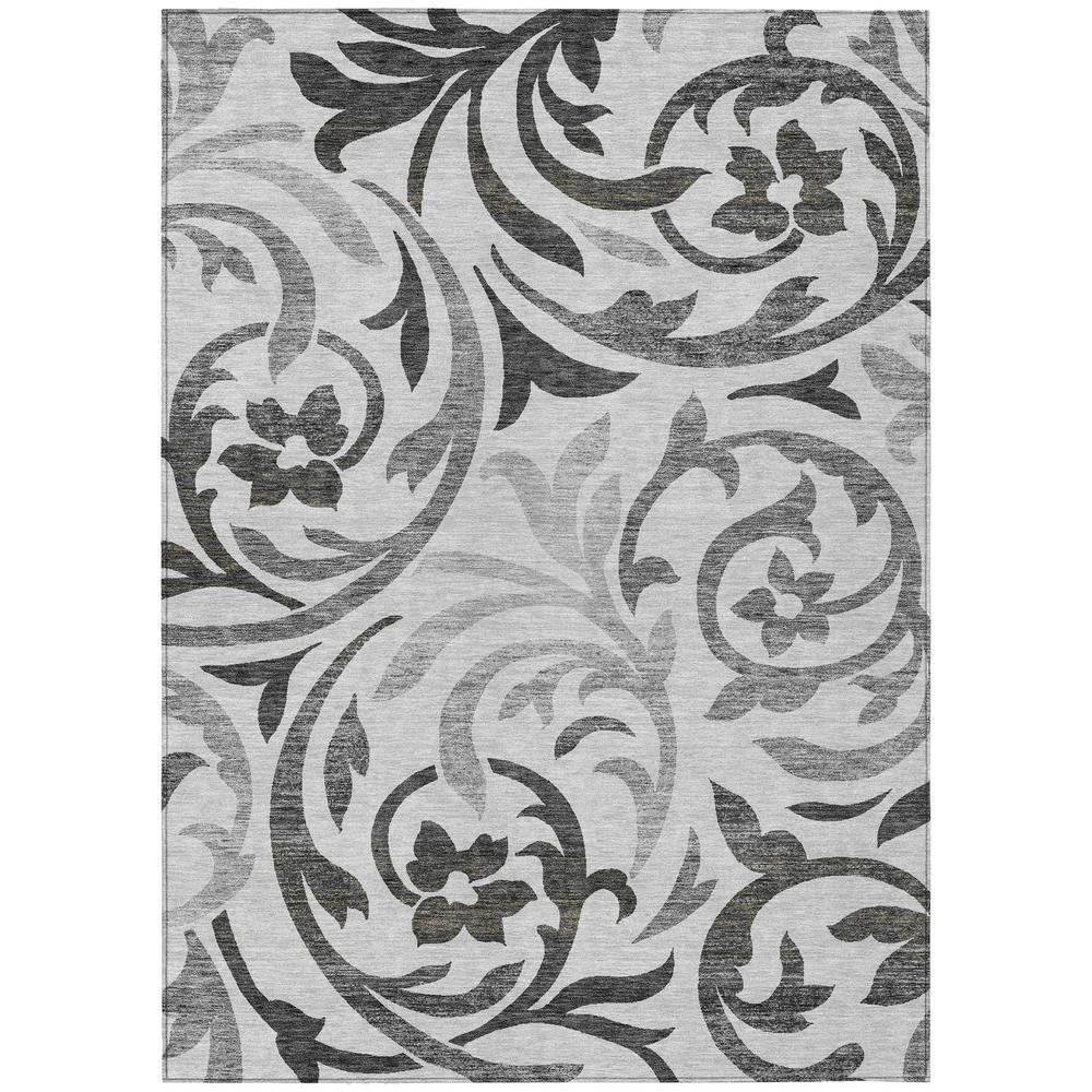 Gray Chantille ACN764 8x10 rug by Start2Finish featuring a plush textured surface and intricate woven pattern.