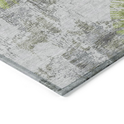 Start2Finish Chantille ACN773 green 8x10 rug with intricate patterns, plush texture, and vibrant color for stylish home decor.