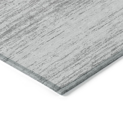 Start2Finish Chantille ACN859 gray 10x14 rug with intricate pattern, soft texture, and decorative design perfect for living room or bedroom.
