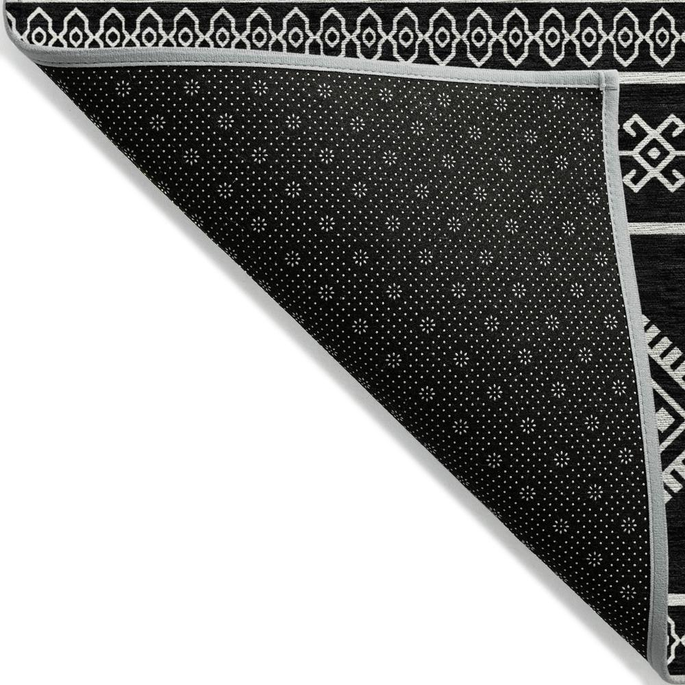 Start2Finish Chantille ACN901 black 8x10 rug with soft, plush texture and modern design for living room or bedroom decor.