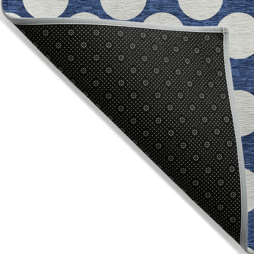 Start2Finish Chantille ACN921 Blue 8x10 rug with intricate pattern and soft texture, perfect for living rooms or bedrooms.