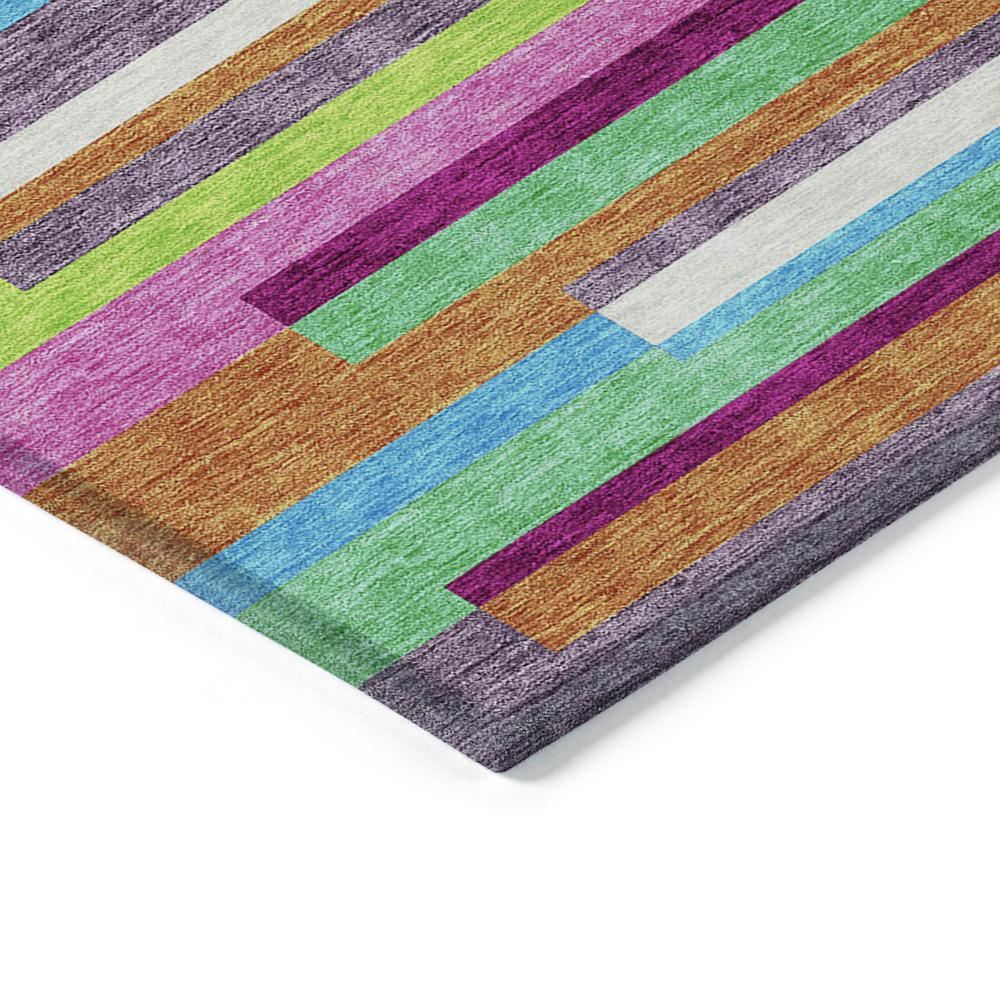 Start2Finish Chantille ACN956 purple 5x7.6 rug with intricate pattern, soft texture, and vibrant color for home decor.