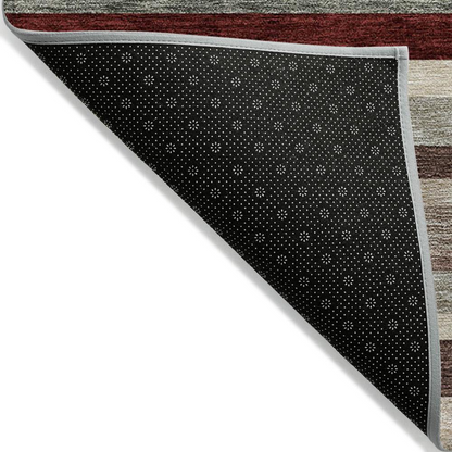 Start2Finish Chantille ACN956 red 10x14 rug with intricate pattern, plush texture, and vibrant color for living room or bedroom decor.
