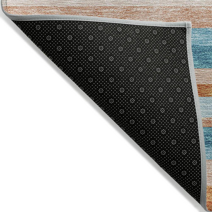 Start2Finish Chantille ACN956 orange 10x14 rug featuring a soft, plush texture and intricate pattern for stylish home decor.