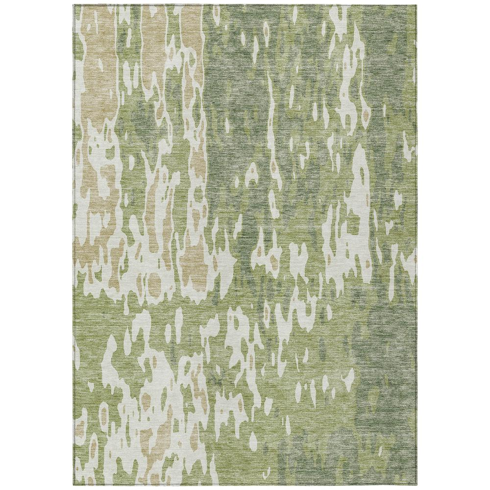 Start2Finish Chantille ACN957 green 9x12 rug with intricate pattern and plush texture, perfect for living room or bedroom decor.