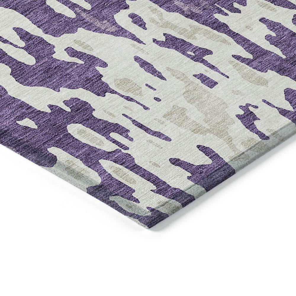 Start2Finish Chantille ACN957 purple 10x14 rug with intricate pattern and plush texture, perfect for living room or bedroom decor.