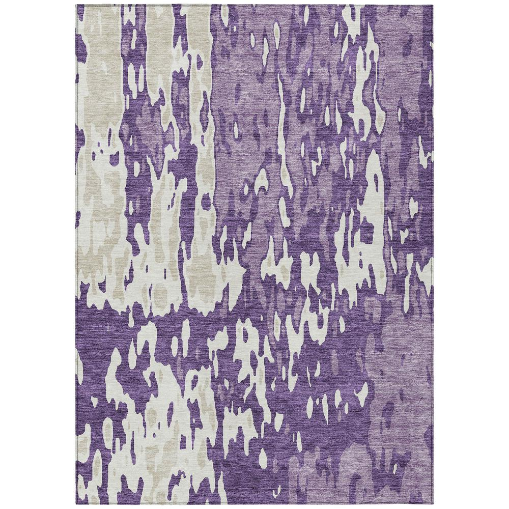 Purple Chantille ACN957 9x12 rug by Start2Finish featuring a soft, plush woven texture and intricate pattern design.