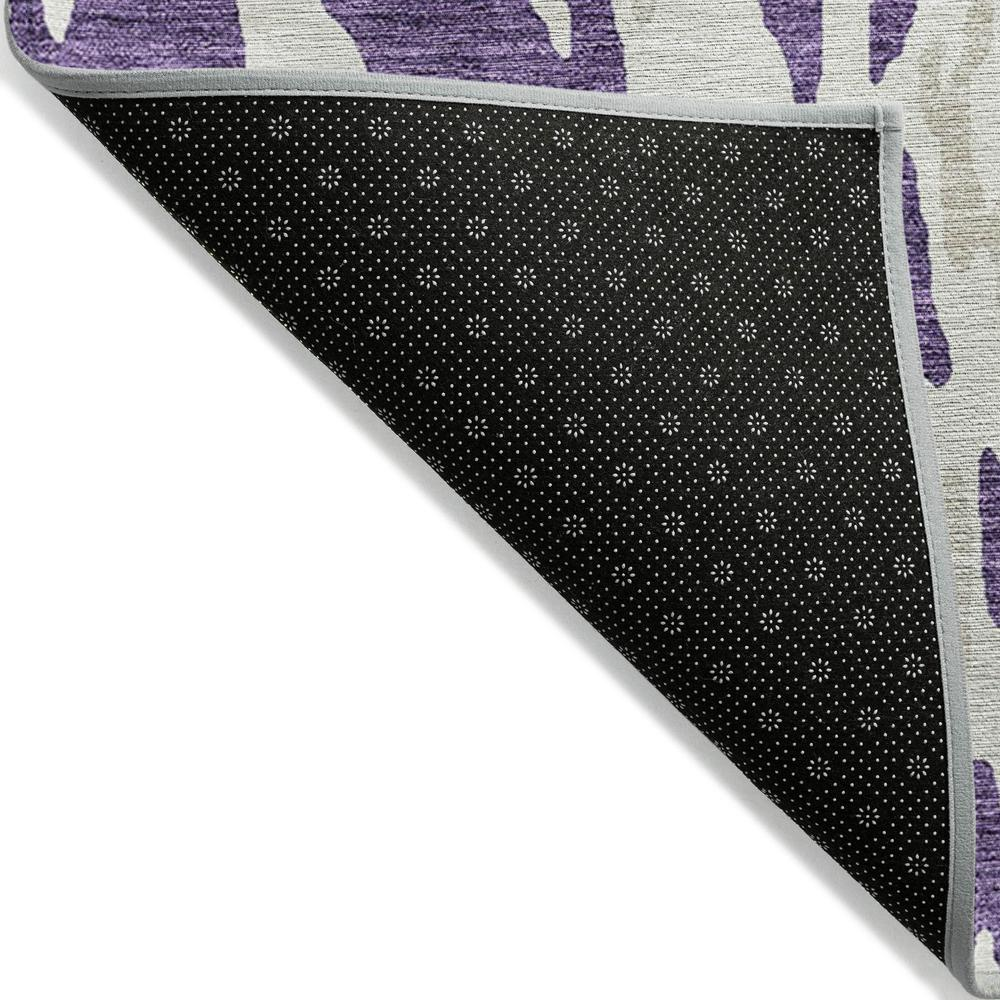 Start2Finish Chantille ACN957 purple 9x12 rug with intricate pattern and plush texture, perfect for living room or bedroom decor.