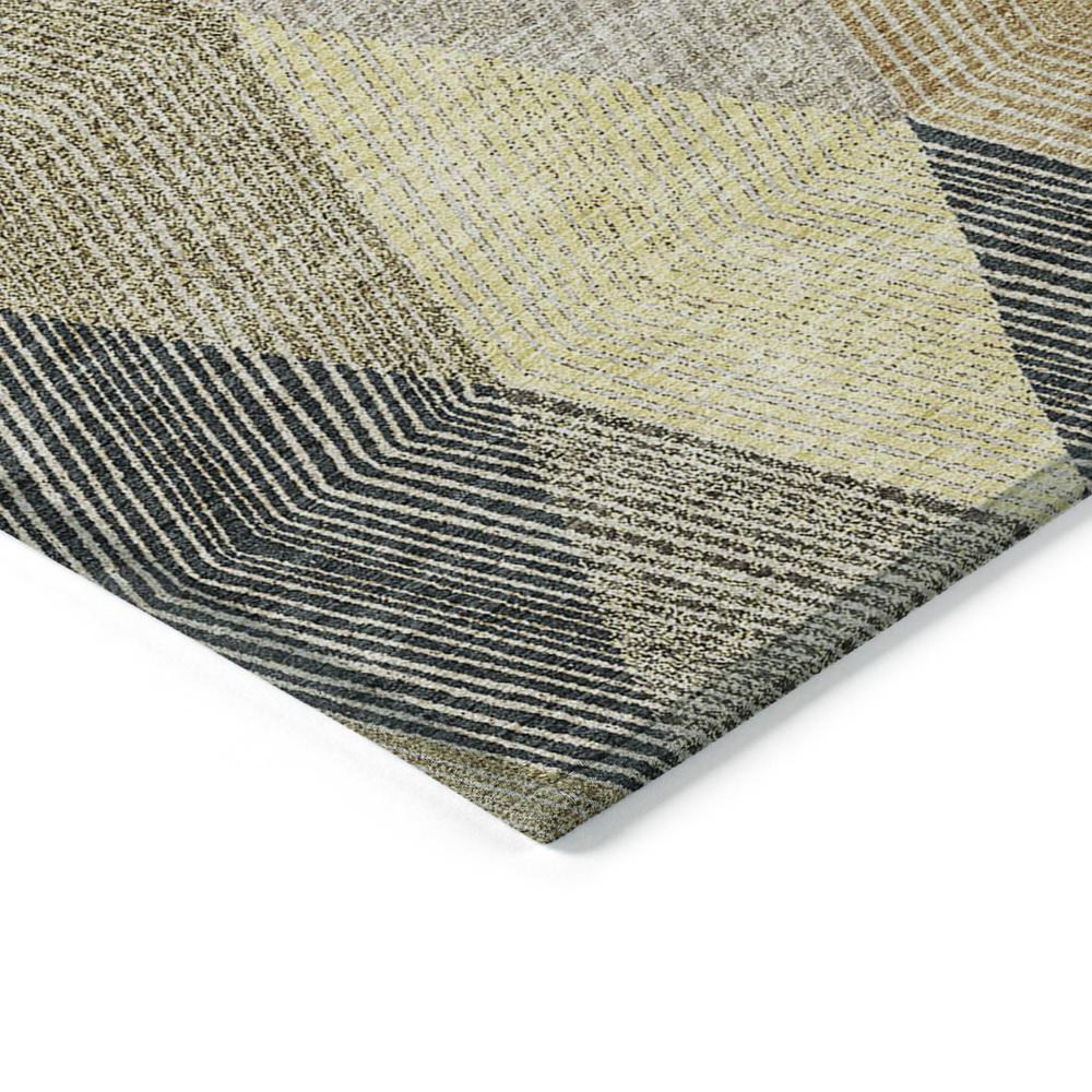Start2Finish Chantille ACN962 brown 5x7.6 rug with plush texture and intricate pattern, ideal for living room or bedroom decor.