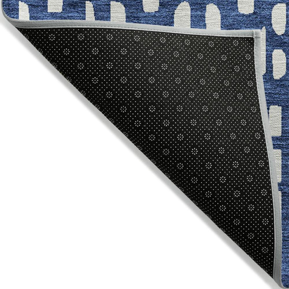 Start2Finish Chantille ACN963 blue 9x12 rug with intricate pattern, soft texture, and vibrant color for living room or bedroom decor.