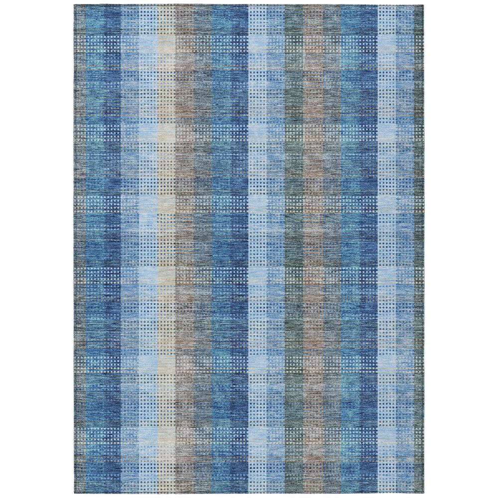 Start2Finish Chantille ACN966 blue 9x12 rug with intricate pattern, soft texture, and vibrant color for stylish home decor.