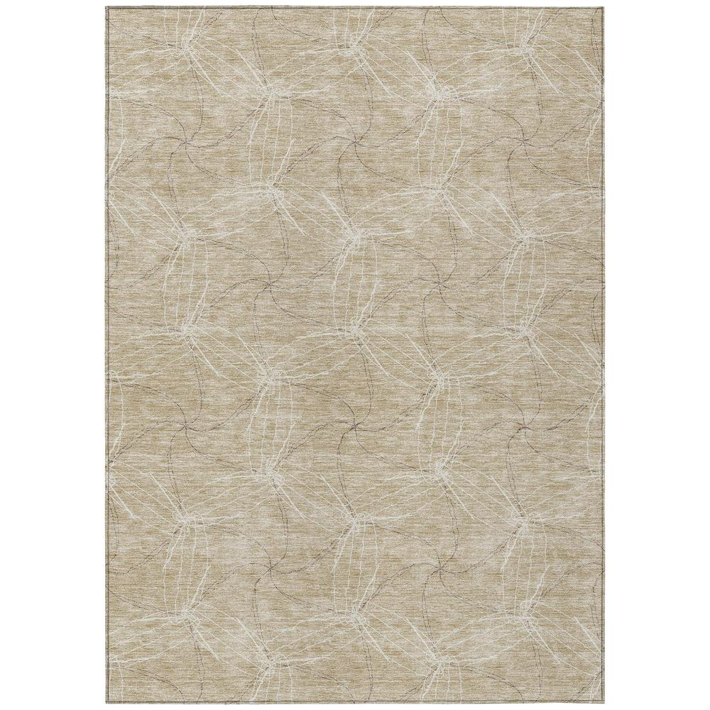 Start2Finish Chantille ACN968 brown 10x14 rug with intricate pattern, soft texture, and elegant design for living room or bedroom decor.