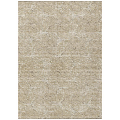 Start2Finish Chantille ACN968 brown 10x14 rug with intricate pattern, soft texture, and elegant design for living room or bedroom decor.