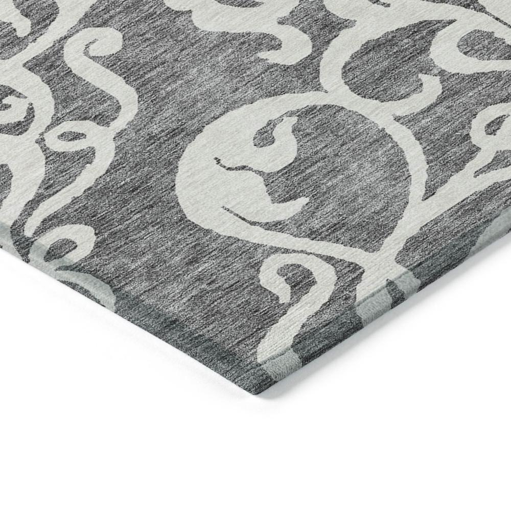 Start2Finish Chantille ACN973 gray 9x12 rug with soft, plush texture and intricate pattern, ideal for living room or bedroom decor.