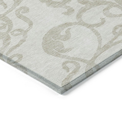 Start2Finish Chantille ACN973 ivory 10x14 rug with soft, woven texture and elegant pattern for living room or bedroom decor.