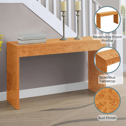 Start2Finish Northfield entryway hall console table with sleek wooden surface and modern design, perfect for entryway or hallway decor.