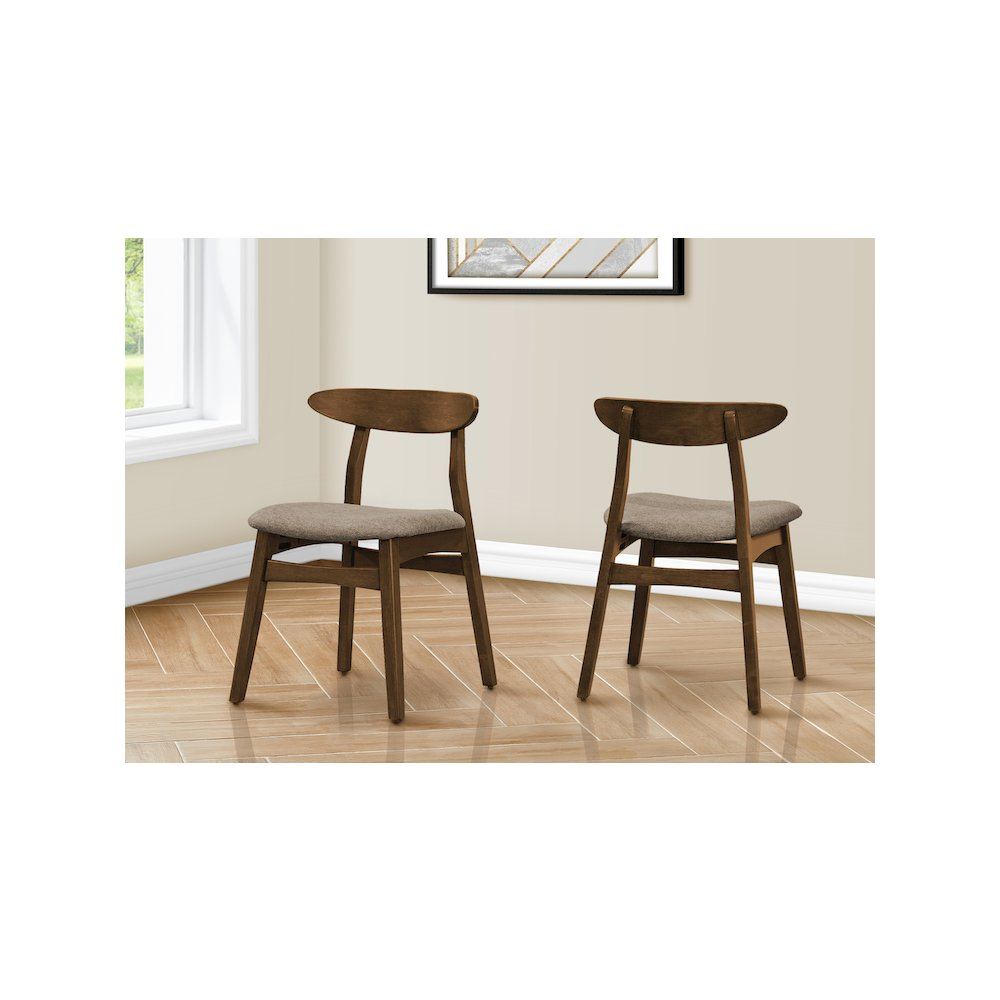 Set of 2 modern dining chairs by Start2Finish, 32-inch height with sleek design and comfortable seating.