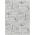 Start2Finish ivory indoor/outdoor chantille rug with machine washable 5&