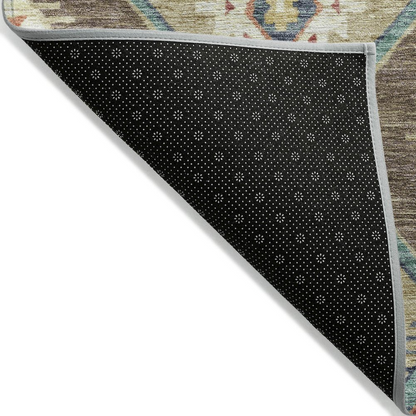 Start2Finish machine washable indoor/outdoor Chantille ACN2210 khaki rug, 3&
