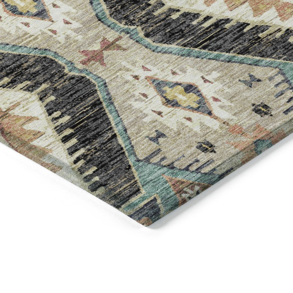 Black indoor/outdoor Chantille ACN2210 rug by Start2Finish, 3&