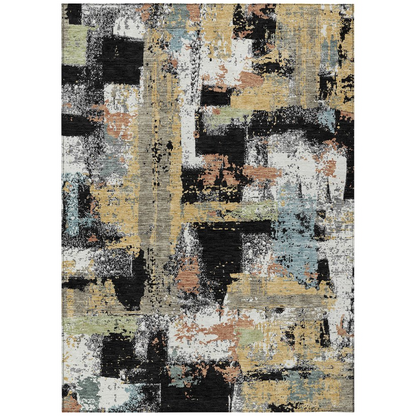 Start2Finish black indoor/outdoor Chantille ACN2212 rug, 3&
