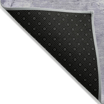 Start2Finish lavender indoor/outdoor chantille rug, 5&