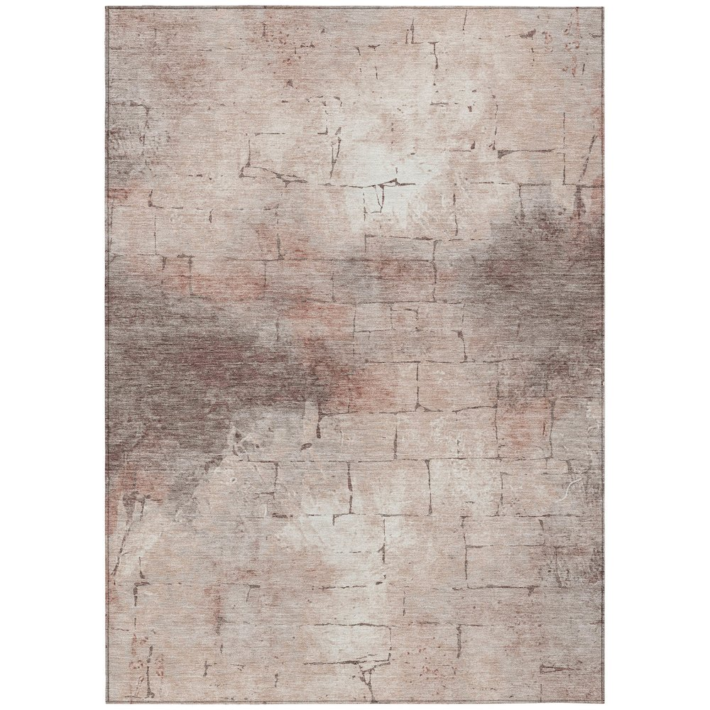 Machine washable indoor/outdoor Chantille ACN2215 coral rug by Start2Finish, 9&