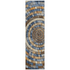 Start2Finish machine washable indoor/outdoor Chantille ACN2216 denim runner rug, 2&