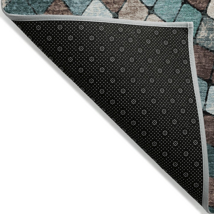 Start2Finish teal indoor/outdoor Chantille ACN2216 rug, 9&