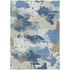 Machine washable Start2Finish indoor/outdoor Chantille ACN2217 denim rug, 10x14 feet, with a textured woven pattern.
