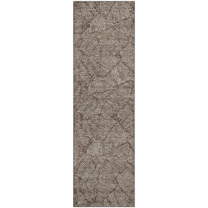 Start2Finish Mayfield machine washable brown runner rug, 2&