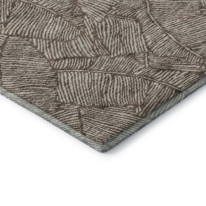 Start2Finish Mayfield AMF913 brown machine washable runner rug, 2&
