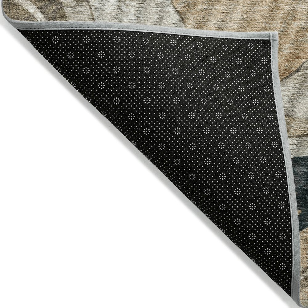 Start2Finish indoor/outdoor Chantille ACN2219 putty rug, machine washable 8x10 feet, with a textured design suitable for various spaces.