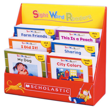 Start2Finish Sight Word Readers Set of educational books with colorful pages for early reading practice.