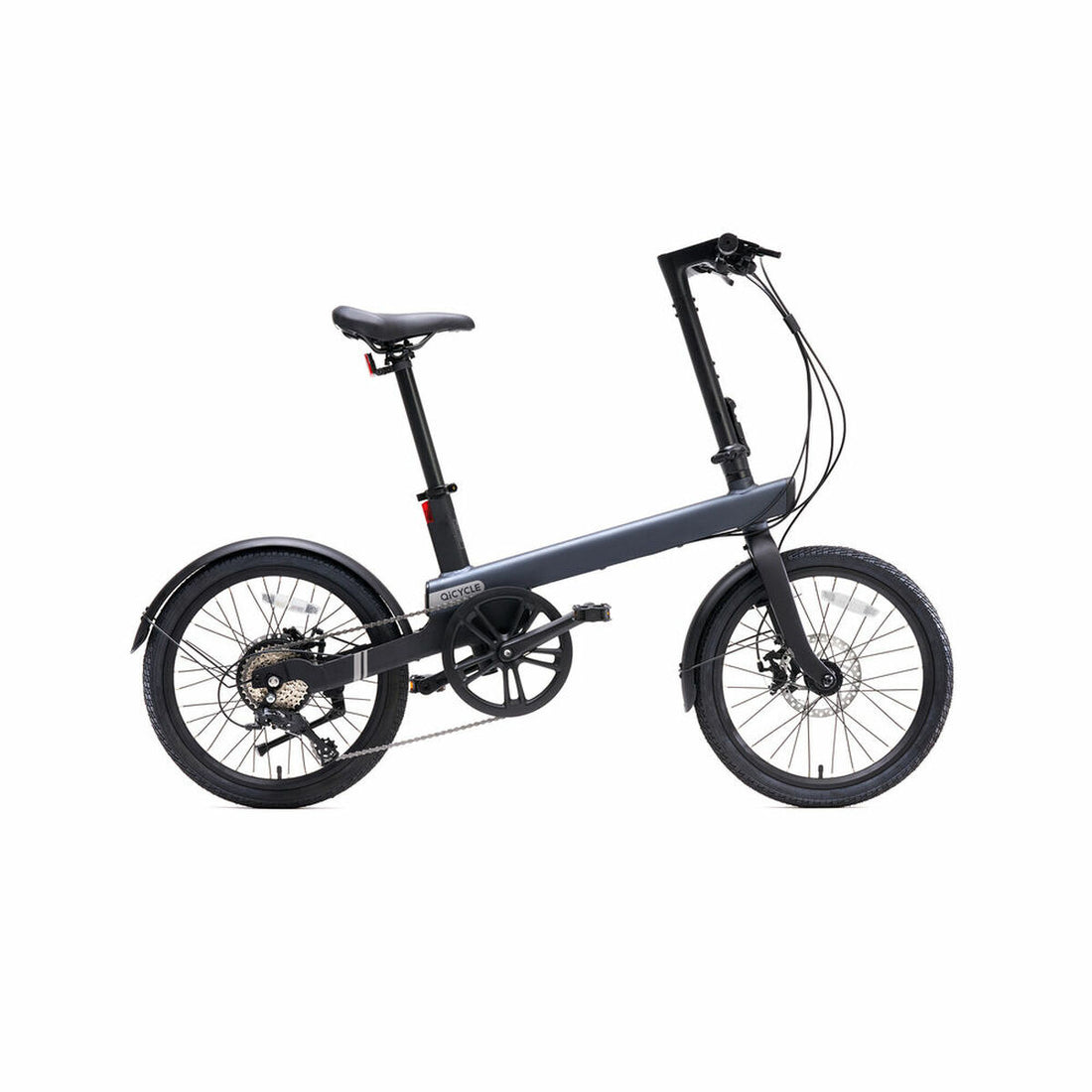 Black Xiaomi QiCycle C2 electric bike with 20-inch wheels and 250W motor, designed for outdoor sports and commuting.