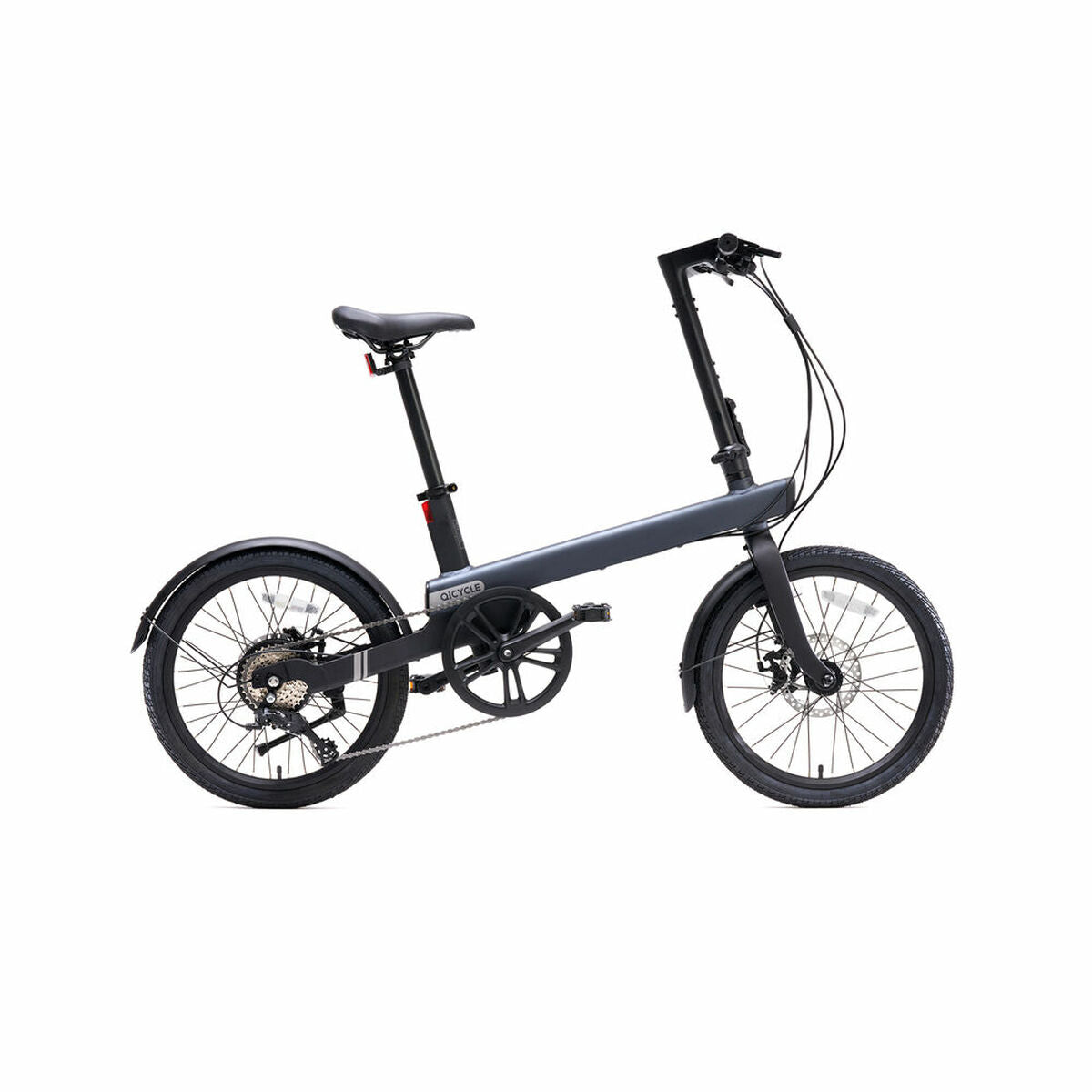 Black Xiaomi QiCycle C2 electric bike with 20-inch wheels and 250W motor, designed for outdoor sports and commuting.