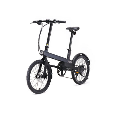 Black Xiaomi QiCycle C2 electric bike with 20-inch wheels and 250W motor, designed for outdoor sports and recreation.